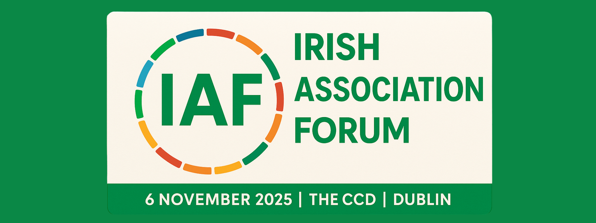 IRISH ASSOCIATION FORUM cover image